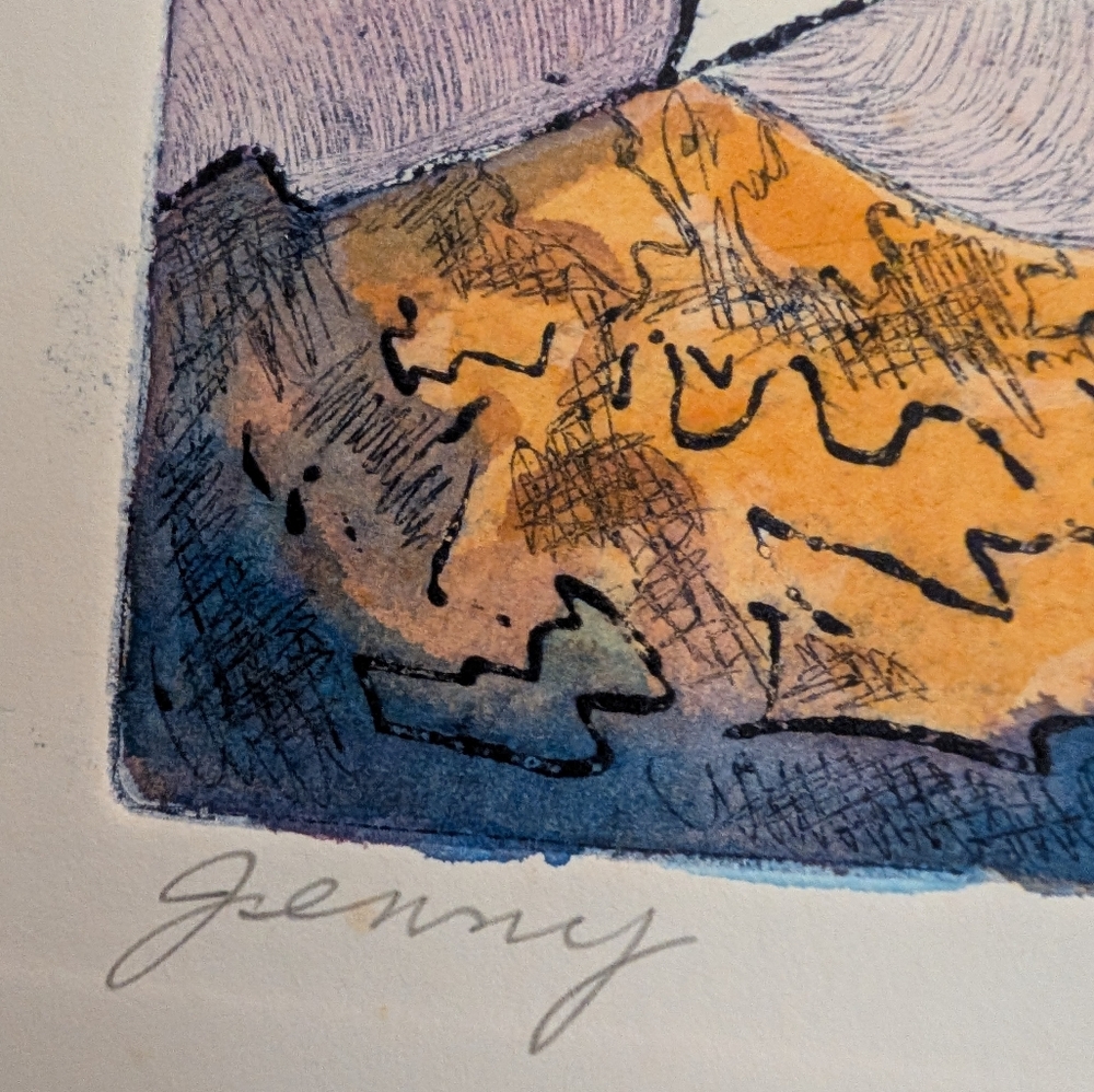 "Jenny" by Colleen Moynahan McLean: Ink & Watercolor - Picture 4 of 12
